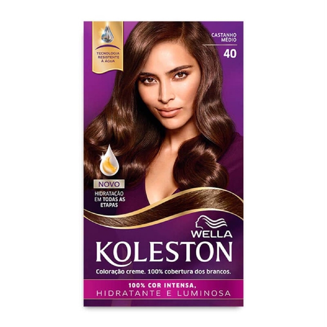 TINTURA KOLESTON KIT 0030 CASTANHO ESCURO 3X1$ - Tintura Koleston 40 ...