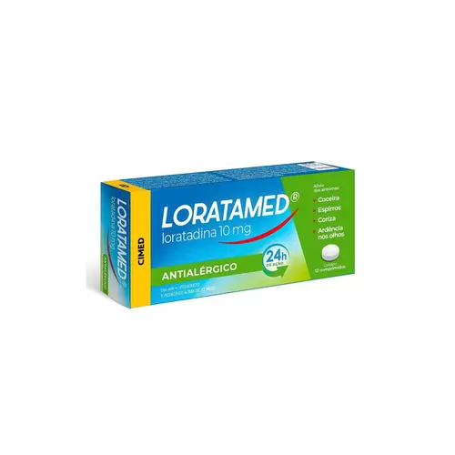 Loratamed 10mg Cimed Com 12 Comprimidos