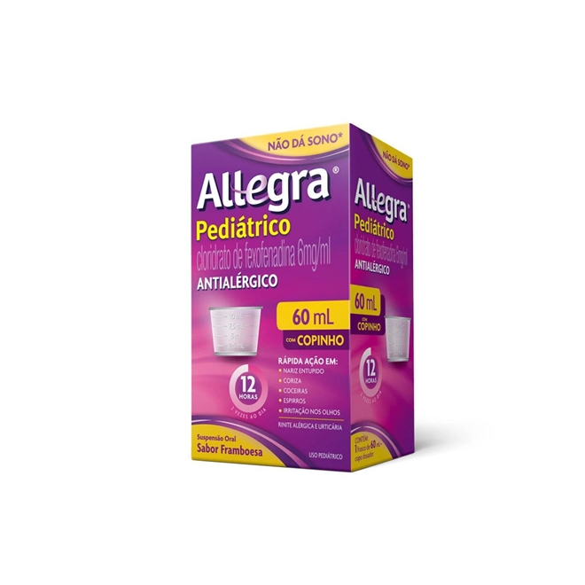 Comprar Allegra 6mg Pediátrico 60ml Sanofi