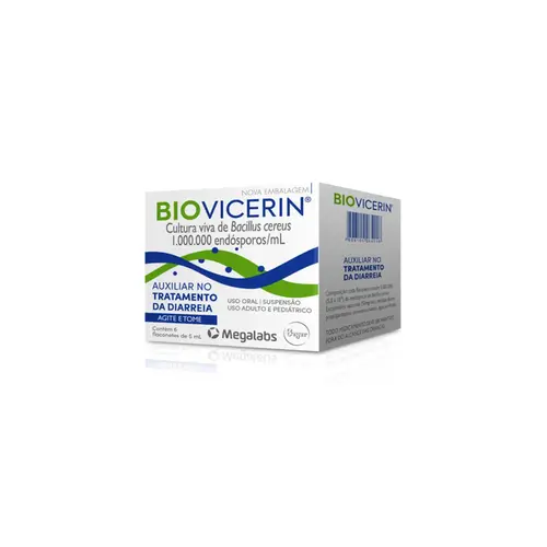 Biovicerin Com 6 Flaconetes De 5ml Cada