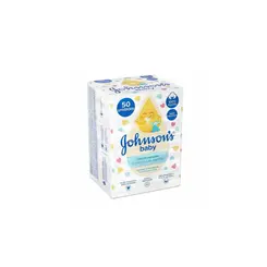 Algodão Quadrados Johnsons Baby Recém-Nascido 50 Unidades