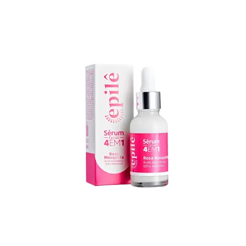 Sérum Facial 4 Em 1 Rosa Mosqueta Epilê Com 30ml