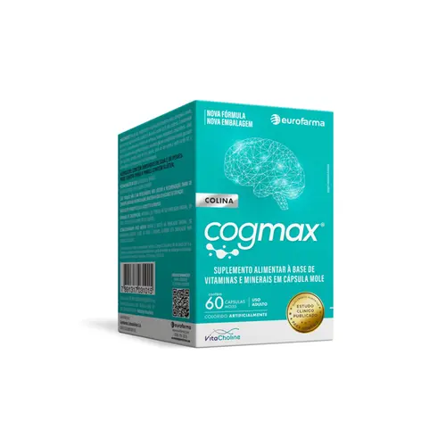 Suplemento Vitamínico Cogmax Eurofarma Com 60 Cápsulas
