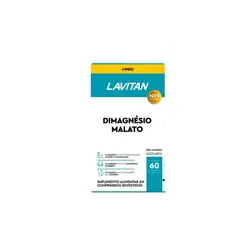 Lavitan Dimagnésio Malato Com 60 Comprimidos