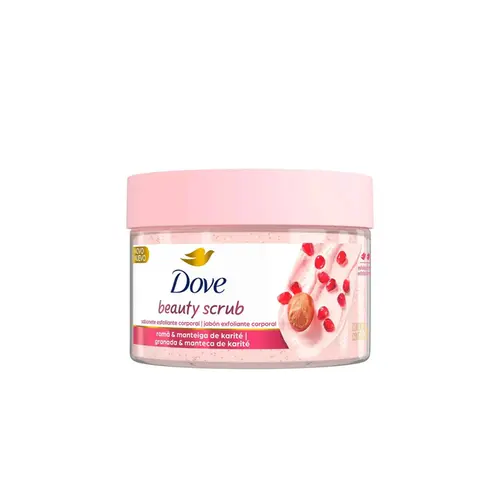 Sabonete Esfoliante Dove Beauty Scrub Romã e Manteiga de Karité Com 280g