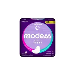 Absorvente Modess Noturno Com Abas Com 32 Unidades