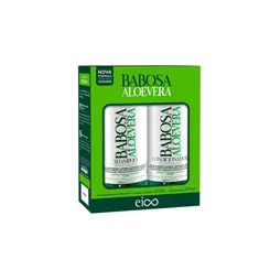 Kit Eico Cosméticos Babosa Aloe Vera Shampoo 450ml + Condicionador 400ml