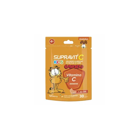 Vitamina C Supra C Kids Laranja Com 30 Gomas