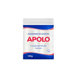 Algodão Apolo Quadrado Com 100g