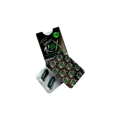 Green Rex 500mg Com 4 Cápsulas