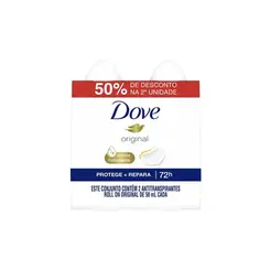 Kit Desodorante RollOn Dove Original Com 2 Unidades De 50ml Cada