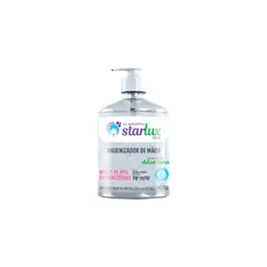 Alcool Gel Starlux Com Aloe Vera Com 450g