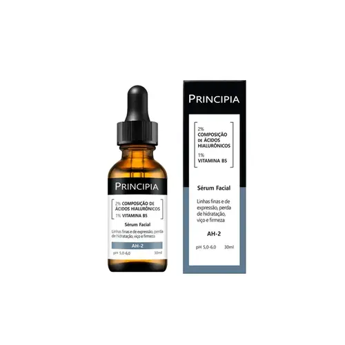 Sérum 2% Ácidos Hialurônicos + Vitamina B5 Principia Skincare Ah - 2 - Hidratante Antissinais Com 30ml