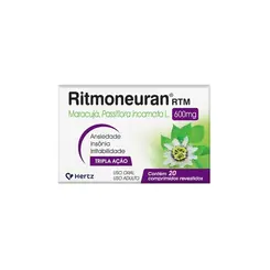 Ritmoneuran RTM 600mg Kley Hertz Com 20 Comprimidos