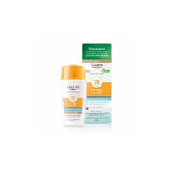 Protetor Solar Facial Eucerin Hydro Fluid Cor Média FPS70 Com 50ml
