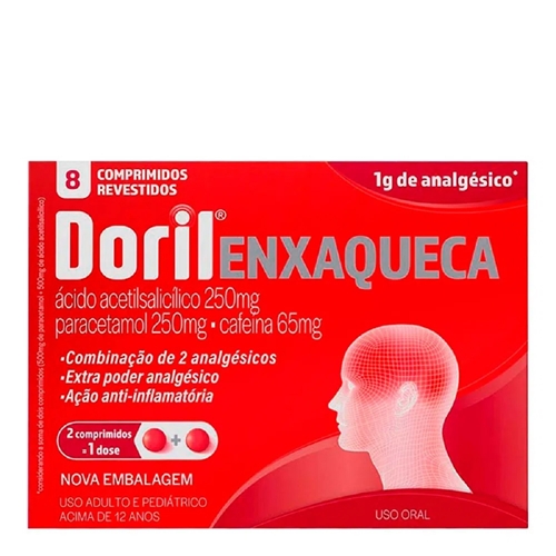 DORIL ENXAQUECA C/8 COMPRIMIDOS REVESTIDOS - Doril Enxaqueca Com 8 ...