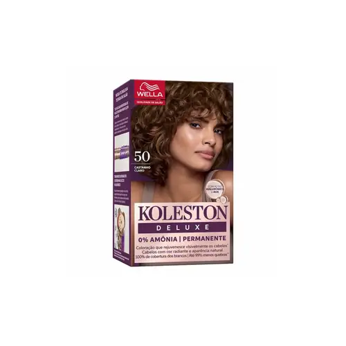 Tintura Koleston Deluxe 5.0 Castanho Claro Com 1 Unidade