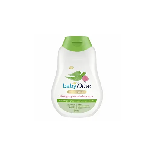 Shampoo Baby Dove Hidratação Glicerinada Camomila Com 400ml