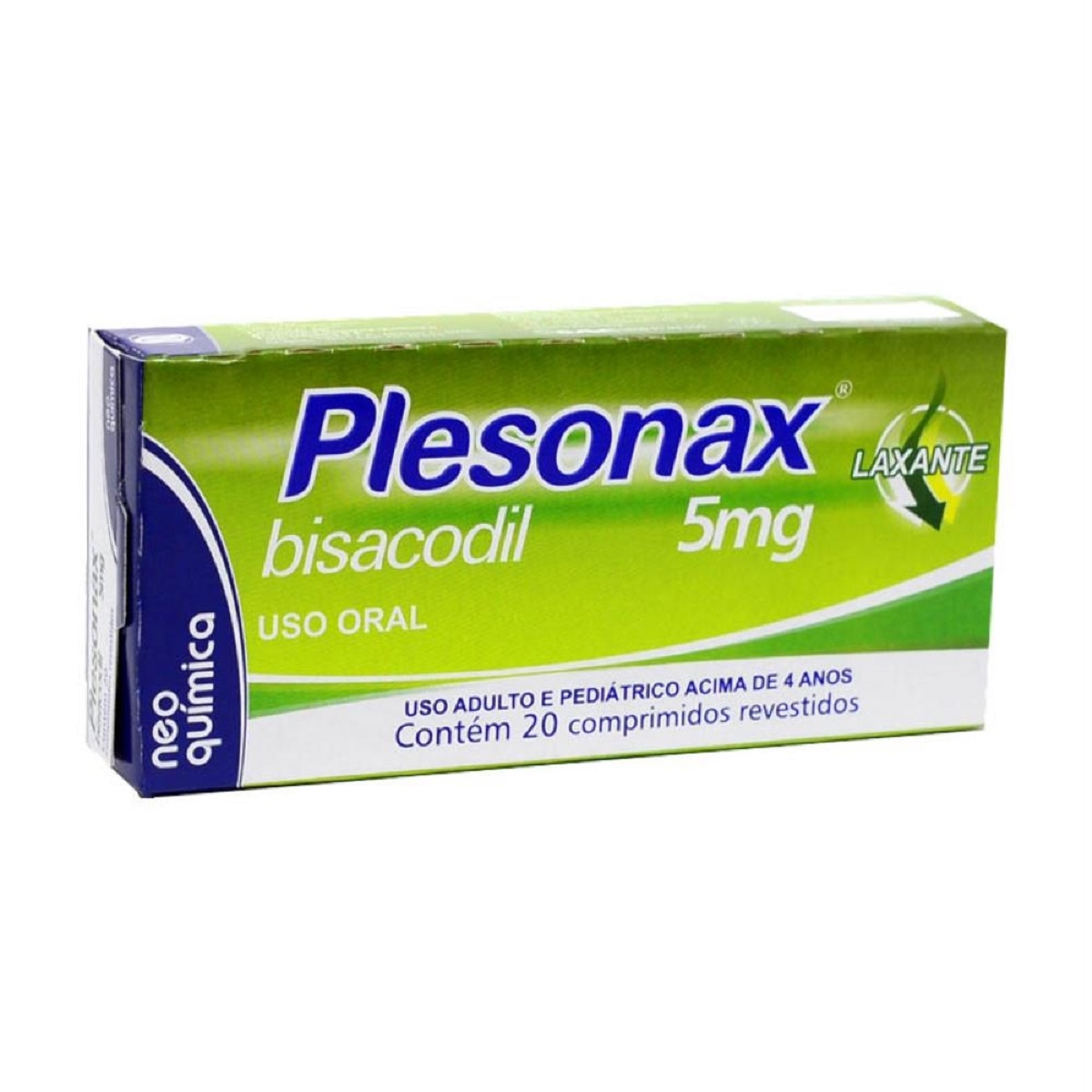 PLESONAX 5MG 20COMPRIMIDOS NEO QUIMICA - Laxante Plesonax 5mg 20 ...