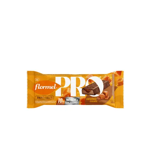 Barra de Proteína Flormel Pro Caramelo Com 35g
