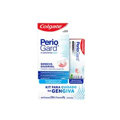 Kit Colgate Periogard Enxaguatorio Bucal Sem Alcool 250ml + Pasta de Dente 60g