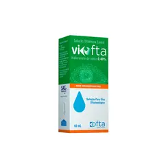 Solução Oftálmica Estéril ViOfta 0,40% Com 10ml