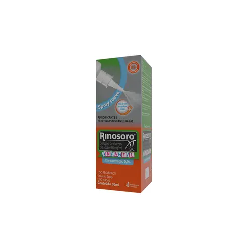 Rinosoro XT Infantil Sic 0,9% Spray Nasal Com 50ml