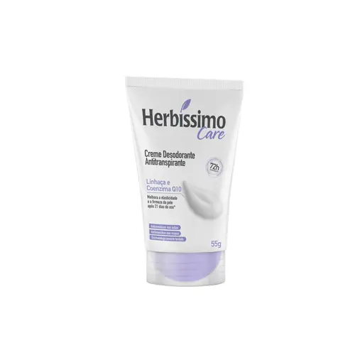 Desodorante Creme Herbíssimo Care Linhaça e Coenzima Com 55g