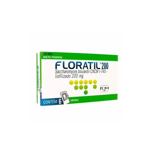 Floratil Adulto 200mg Com 6 Cápsulas