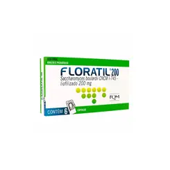 Floratil Adulto 200mg Com 6 Cápsulas