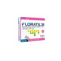 Floratil Adulto E Pediátrico 200mg Com 6 Envelopes