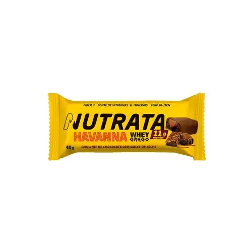 Whey Grego Bar Havanna Brownie Com Doce de Leite Com 40g