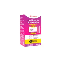 Cloridrato de Fexofenadina 6mg/ml Vitamedic Suspensão Oral Com 150ml