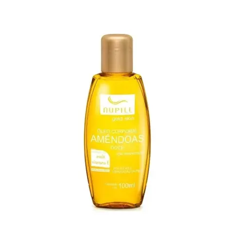 Óleo Amendoas Corporal Nupill  Avelã e Vitamina E Com 100ml