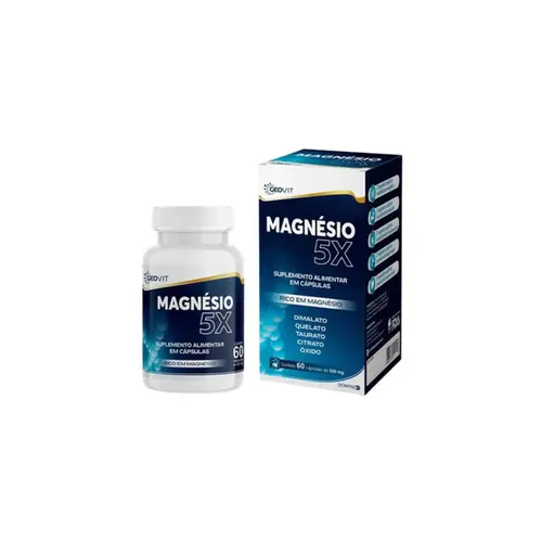 Magnésio 5X A2F Com 60 Cápsulas