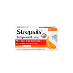 Strepsils Sabor Laranja Com 16 Pastilhas