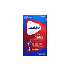 Sonridor Rapid Paracetamol 500mg + Cafeína 65mg Com 4 Comprimidos
