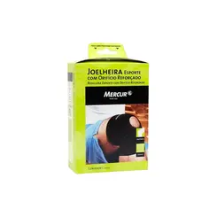 Joelheira Mercur Neoprene Com Orifício Reforçado Tamanho G