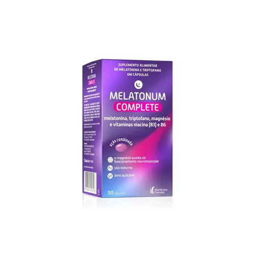 Suplemento Alimentar Melatonum Complete Com 30 Cápsulas