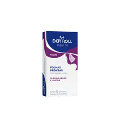 Folhas Depilatórias Faciais DepiRoll - Argan