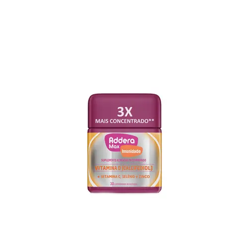 Addera Max Imunidade Com 30 Comprimidos