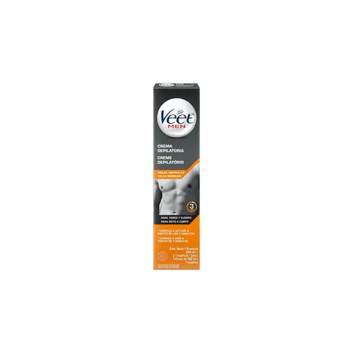 Creme Depilatório Veet Men Pele Normal Com 200ml
