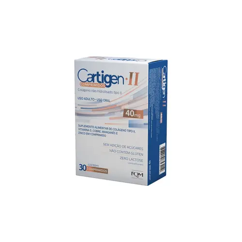 Colágeno Cartigen II Com 30 Comprimidos