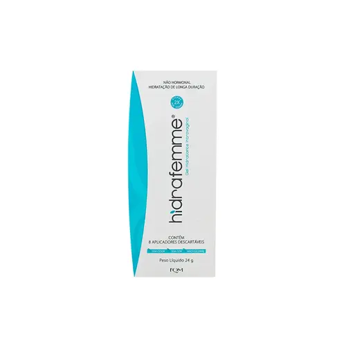 Gel Hidratante Vaginal Hidrafemme 24g + 8 aplicadores