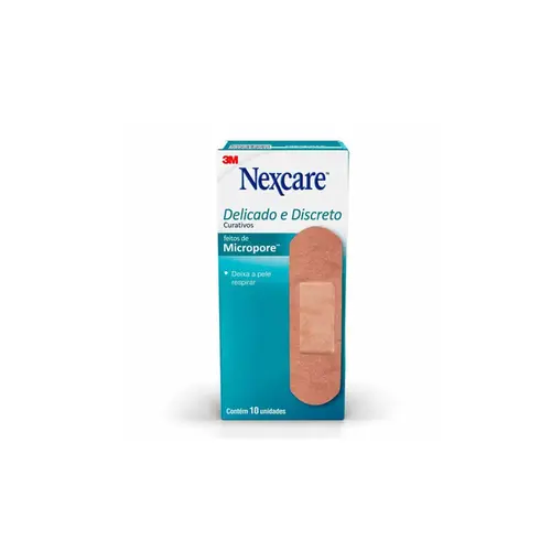 Curativo 3M Nexcare Micropore Com 10 Unidades