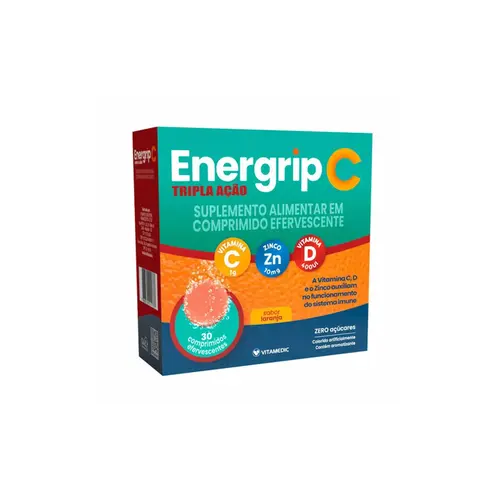 Energrip C Tripla Ação Com 30 Comprimidos