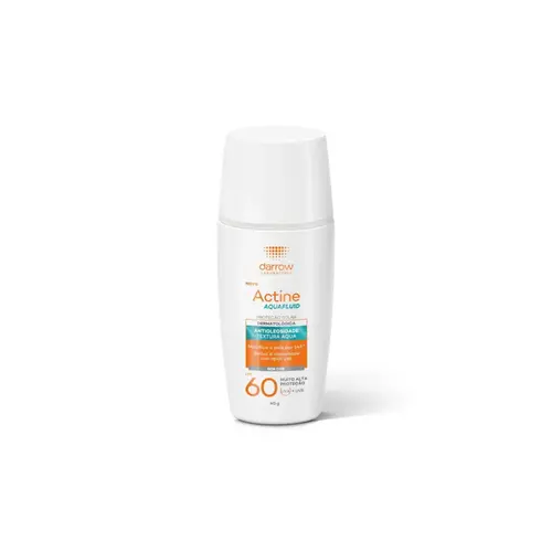 Protetor Solar Facial Darrow Actine Aquafluid FPS 60 40g
