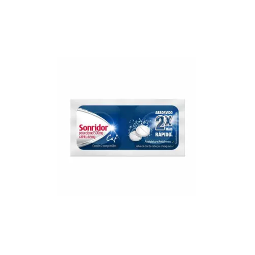 Sonridor Caf 500mg Com 2 Comprimidos Efervescentes