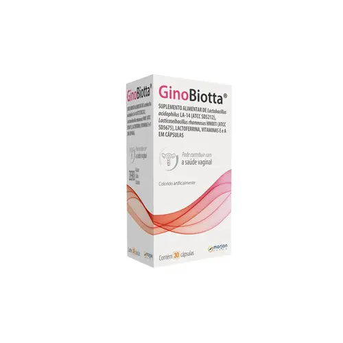 Suplemento Alimentar GinoBiotta Marjan Com 30 Cápsulas