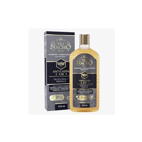 Shampoo 2 em 1 Anticaspa Tío Nacho Com 415ml